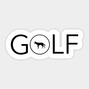 "Golf with TriplePar Logo" Sticker